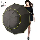 Большой двухслойный зонтик 130 см, мужской, женский, ветрозащитный, большой портативный зонтик, мужской, женский, мужской, мужской зонтичный