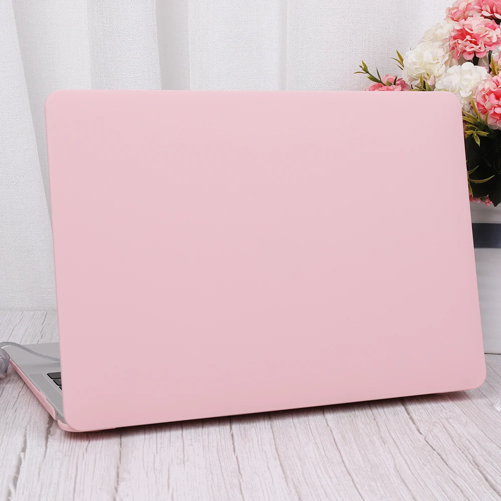 Peach Матовый и Кристальный жесткий чехол с клавиатурой для Macbook Pro 13 TouchBar A2159 Air 13 A1932 retina 11 12 13 15" - Цвет: Peach