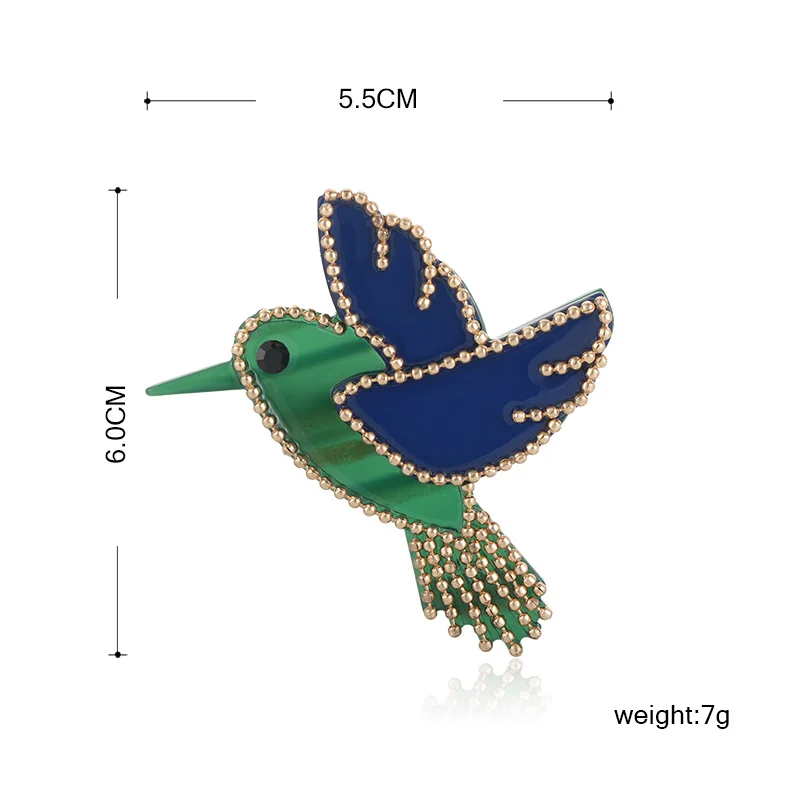 Funmor Птица Животное Броши украшение бисером булавки акриловые аксессуары для