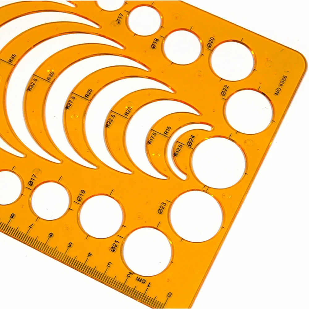 

Желтый радиус усовершенствованный пластиковый оранжевый 23 см большой круглый рисунок графический Рисунок радиус ступни полукруглый шабло...