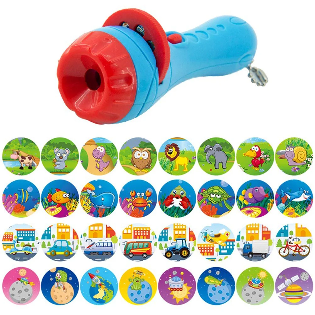 1 шт Детские спальные история Фонарик лампы проектора игрушки Ранние обучающие