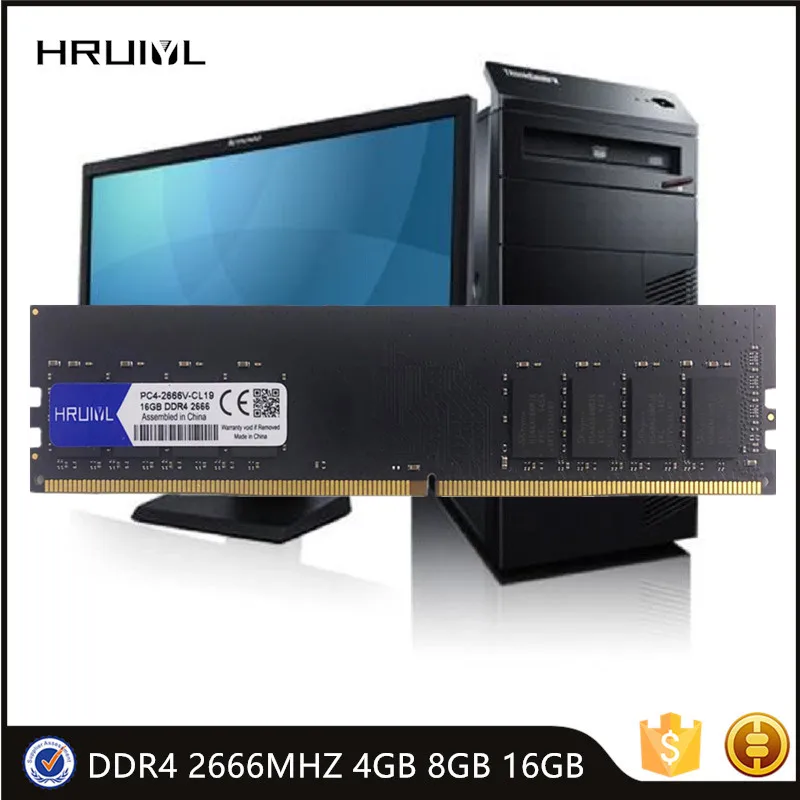 

Универсальная настольная память HRUIYL DDR4, 2666 МГц, 4 ГБ, 8 ГБ, 16 ГБ, Память DIMM, 288 контактов, 1,2 в, стандартная Внутренняя память, высокая производительность