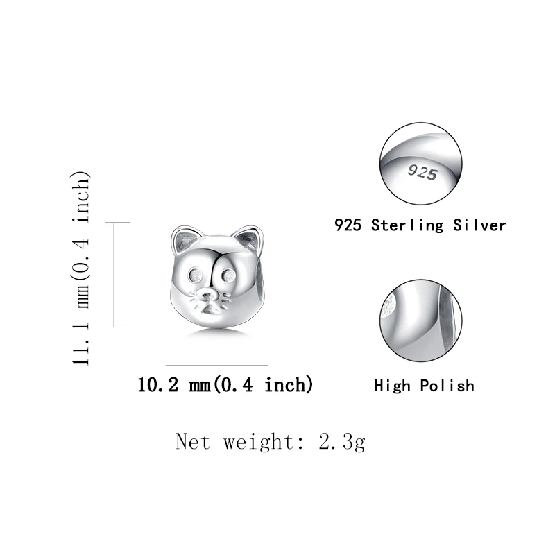 2020 Новое поступление Подвески в виде кота и животного подходят для аутентичных