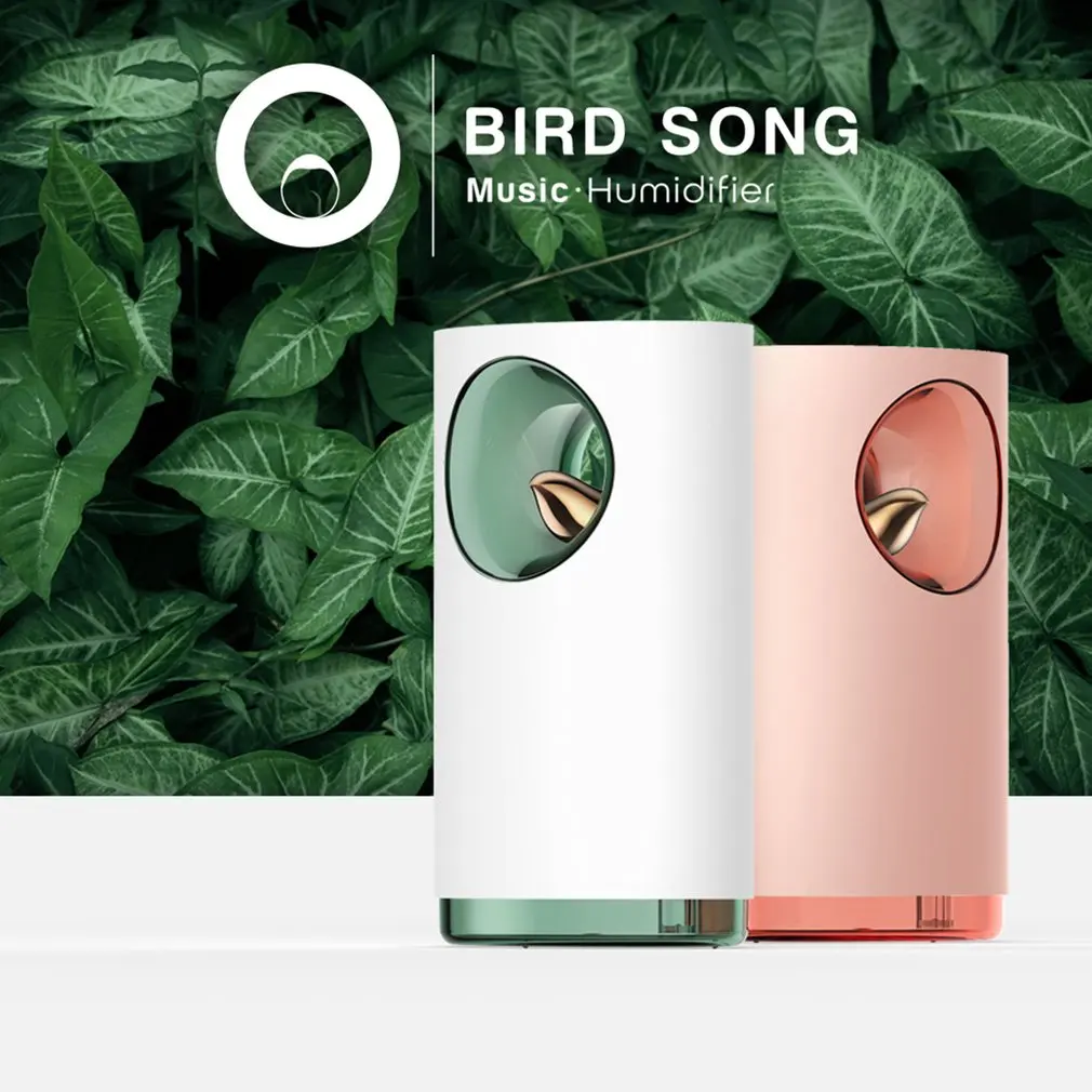 Музыкальный увлажнитель воздуха USB Bird с ночсветильник бытовой распылитель