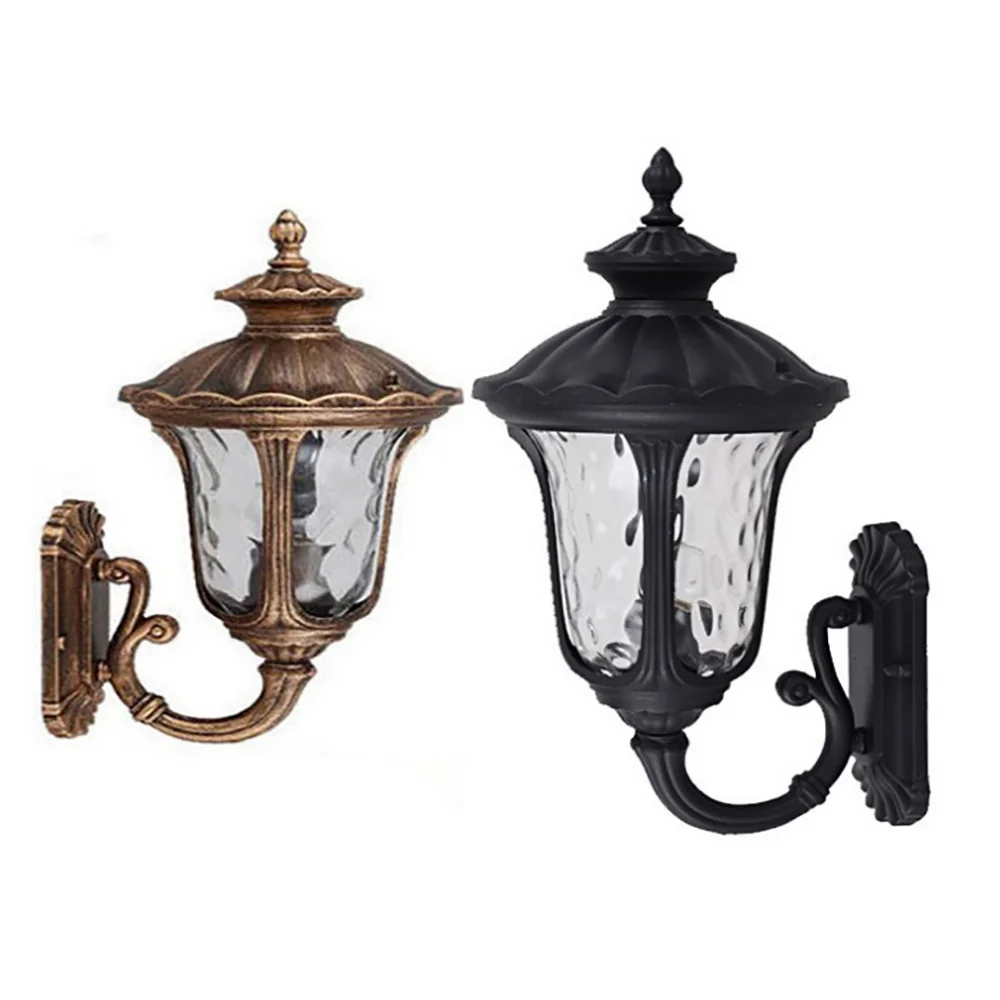 SANDIY Outdoor Porch Light Retro Exterior Wall Lamp Vintage Night Lighting for Patio Garden Doorway Garage Bronze Sconce E27/E26