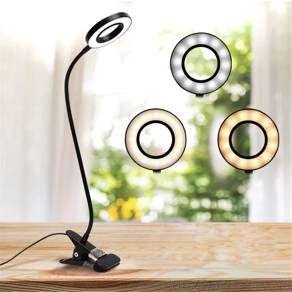 7W 8W USB затемняемая Светодиодная настольная лампа с кнопкой для чтения светильник