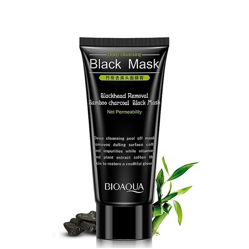 1 шт. бамбуковый уголь пилинг черная маска для лица Blackhead удалить контроль