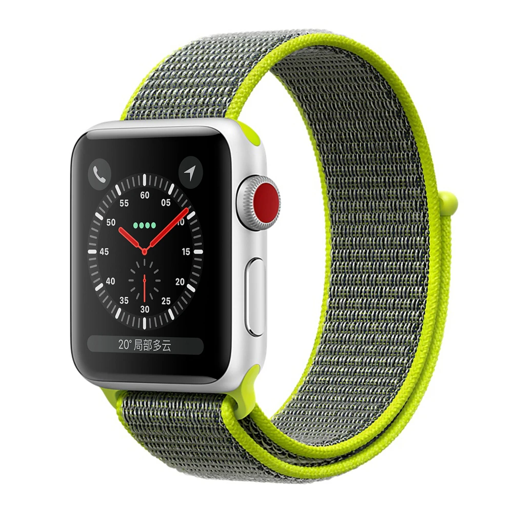 Flash Нейлоновый ремешок для Apple Watch серии 5 42 мм iwatch 44 мм ремешок 38 мм 40 мм iwatch sreies 4 3 2 pulseira браслет ремешок для часов - Цвет ремешка: Flash