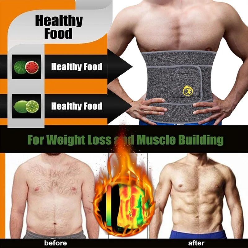 Нижнее белье NINGMI для мужчин пояс похудения неопреновый сауны | Мужская одежда