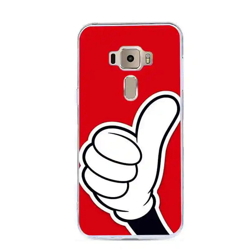 Чехол J&R для Asus ZenFone 3 ZE552KL из мягкого силикона с печатью, защитный чехол Funda.