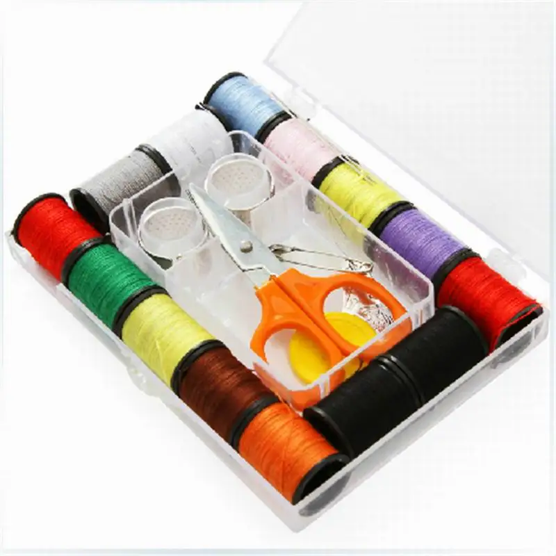 

2021 20PCS Sewing box multifunctional combination home portable sewing set craft hand sewing tools cross stitch