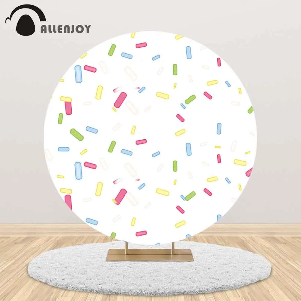 Allenjoy милый круглый фон для фотосъемки с изображением пончиков украшения дня