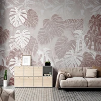 custom photo wallpaper nordic hand painted 3d tropical plant leaves modern background wall paper living room tv bedroom 3d mural
