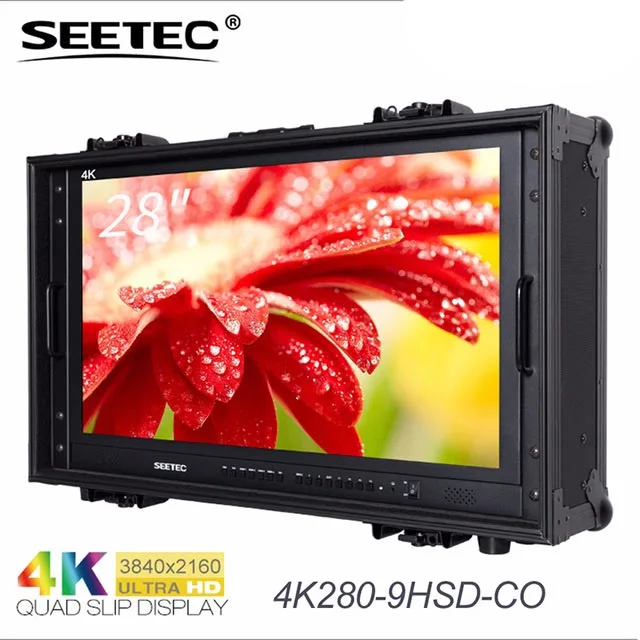 comprar Seetec 4K280-9HSD-CO 28 Polegada 4K Broadcast Monitor Para CFTV Monitoramento De Fazer Filmes Ultra HD Carry-on LCD Diretor Monitor De
