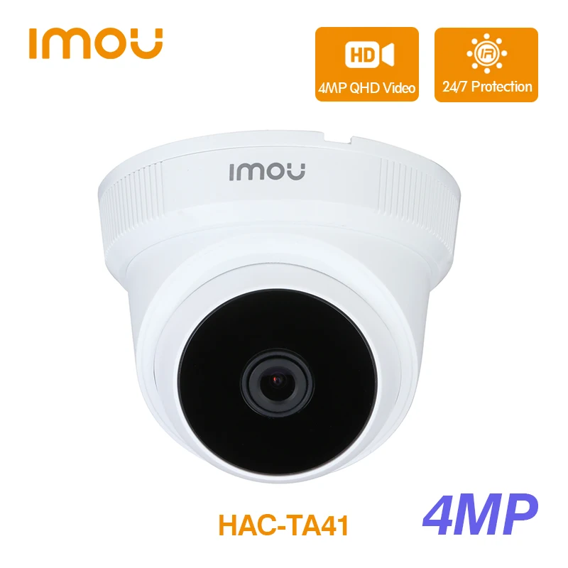 Сетевой видеорегистратор Dahua imou HAC TA21 TA41 1080p 4MP HDCVI Камера Водонепроницаемый видео