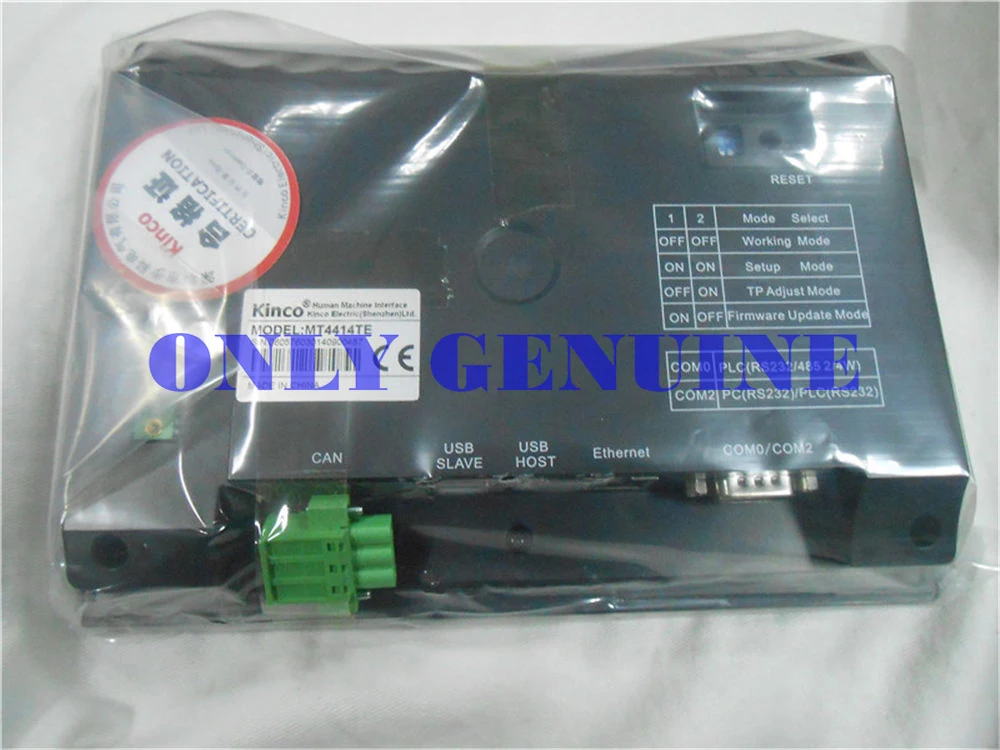 7-дюймовый сенсорный экран Kinco Eview HMI MT4414TE с интерфейсом человека Ethernet |