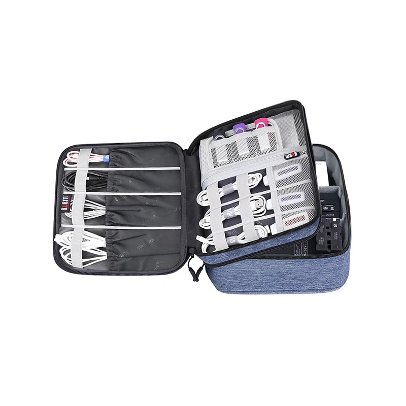 Multi-function Travel Digital Storage Bag Portable Cable Mobile Power U Disk Organizer Electronic Accessories | Дом и сад