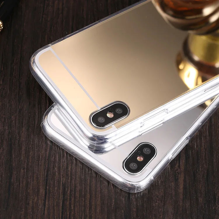 ТПУ чехол с зеркальной поверхностью для samsung A10 A20 A30 A40 A50 A6 A7 A8 A9 J4 J6 для Galaxy S8 S9 S10 плюс S10e Note9 8 S7 Edge чехол