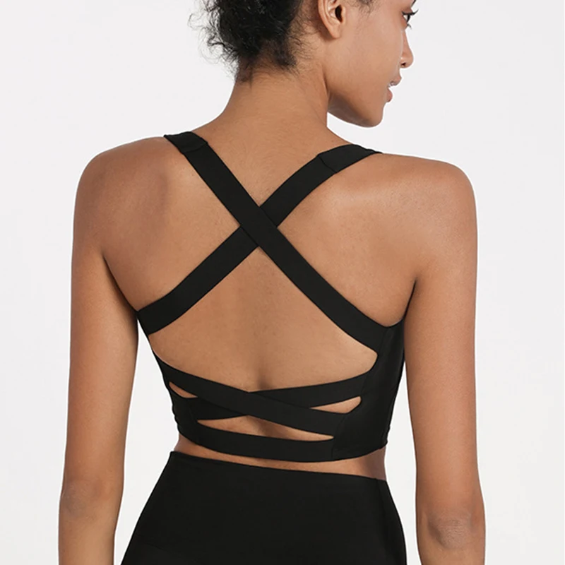 

Peachmiss Sports Vest Women Running Beauty Back Sports Underwear Fitness Bra Yoga Wear Crop Top
