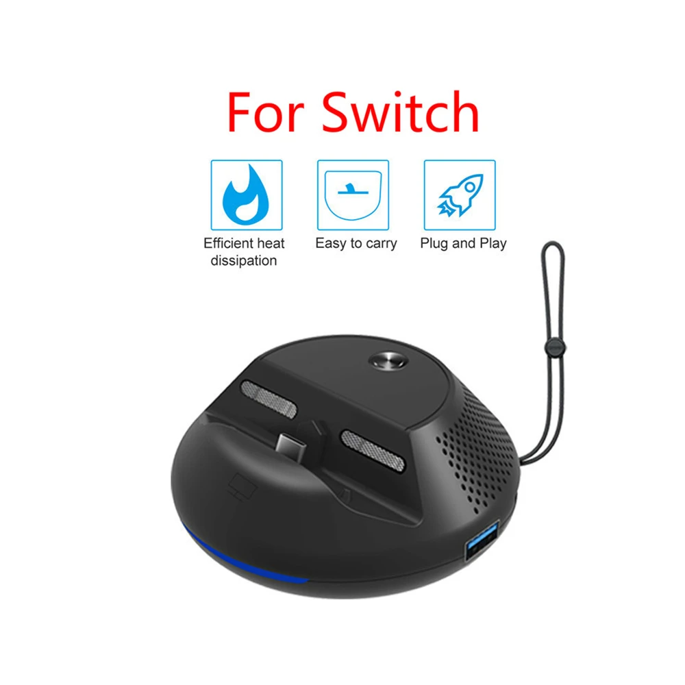 Портативная охлаждающая теплоотводящая станция с разъемом типа C для телевизора