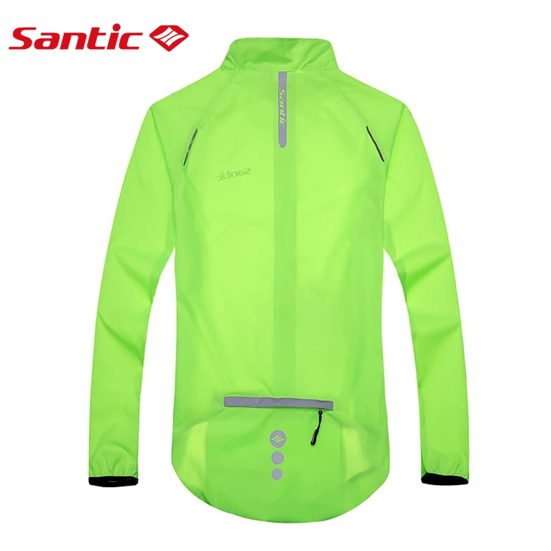 Santic Мужская велосипедная куртка быстросохнущая кожаная Дышащая MTB дорожный