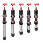 Погружной водонагреватель для аквариума, 25-300 Вт, нагревательный стержень из кварцевого стекла, взрывозащищенный нагревательный стержень для аквариума с контролем температуры