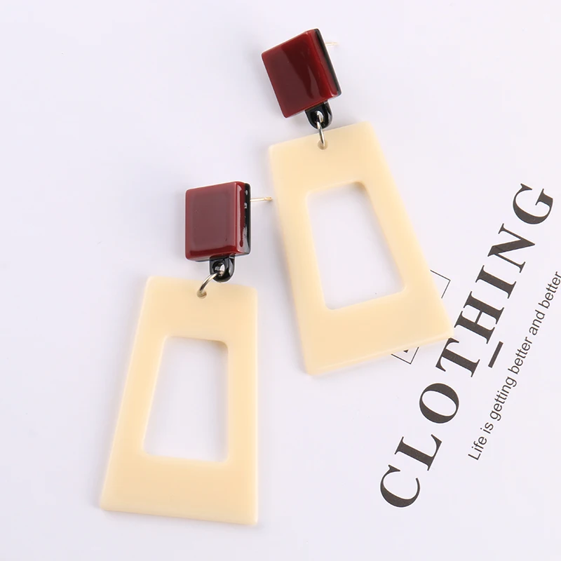 

Hiphop Rock Big Dangle Earrings for Women Girls Simple Geometric Party Show Christmas Drop Earring Fashion Jewelry Best Gifts