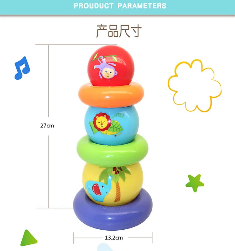 Fisher-Price детские игрушечные мячи тренировочный мяч штабелирование мяч наконечник надувной мяч ручной мячик пинч мяч детский мяч для обучения детей