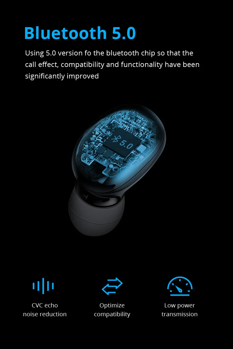 Наушники-вкладыши TWS с Q67 Bluetooth наушники 5 0 Беспроводной 3D стерео мини двойной