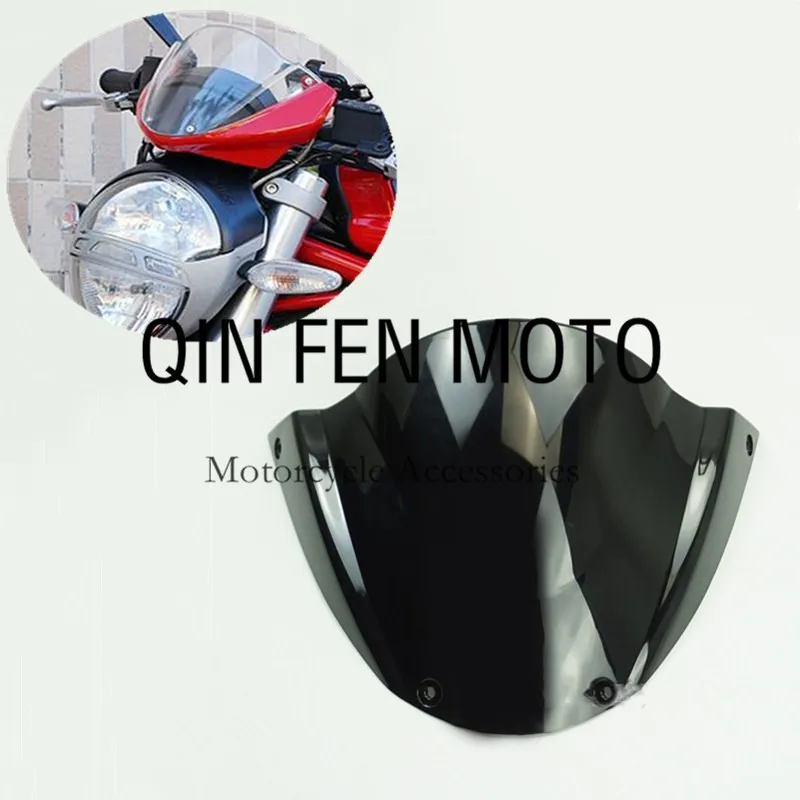 

Black Motorcycle Front Windshield Fit For Ducati 696/795/M1100/796