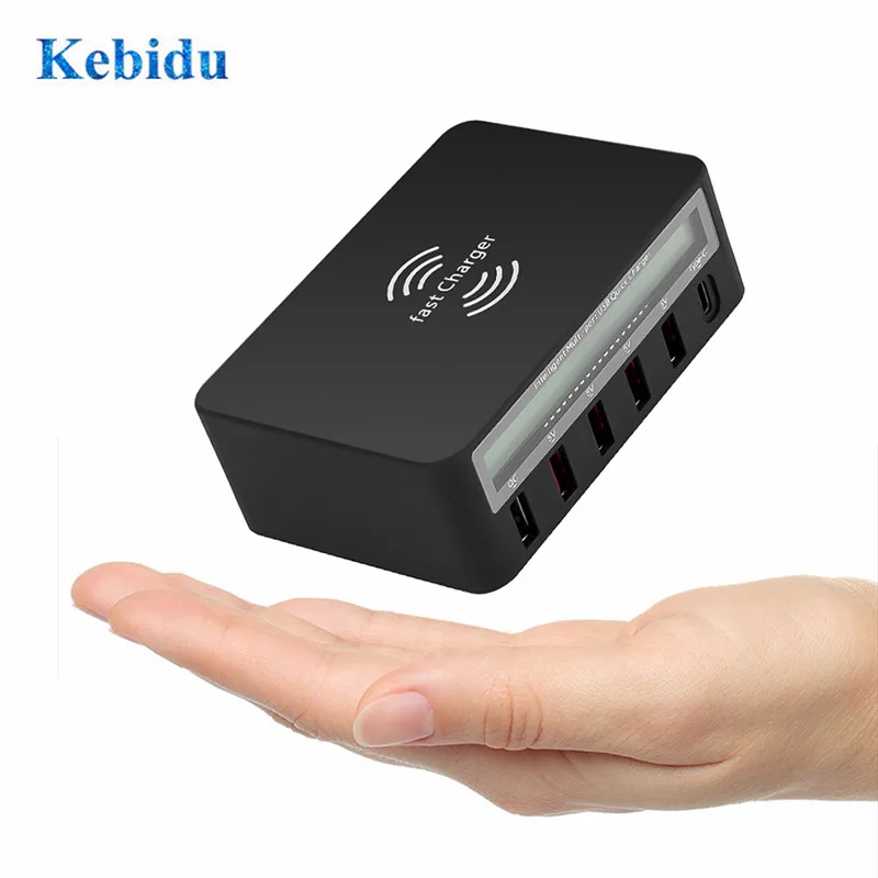 Зарядная Станция KEBIDU с 6 USB портами 10 Вт|Зарядные устройства для телефонов| |