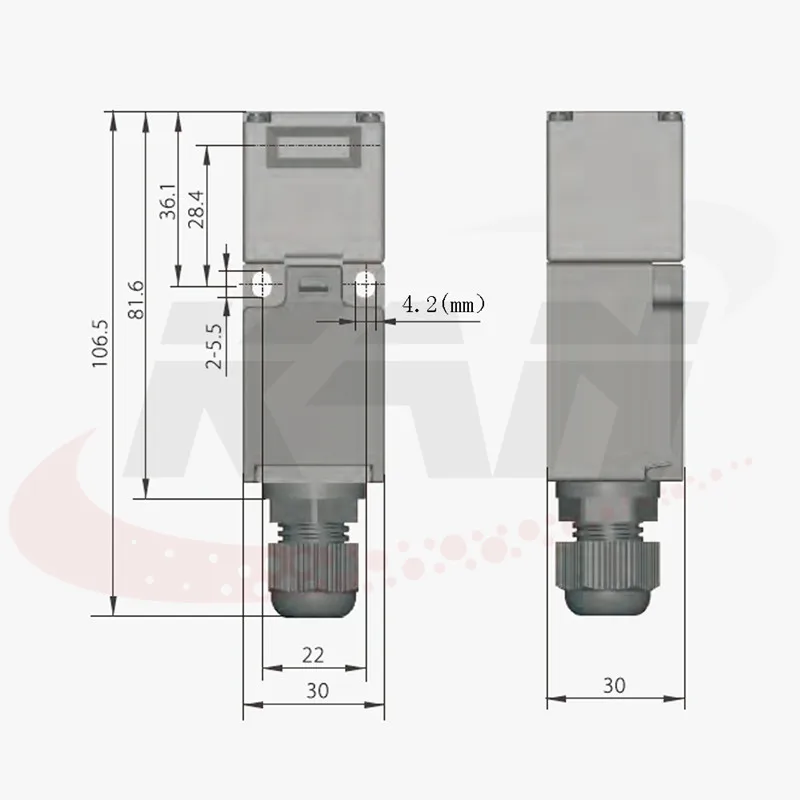 KEDU QKS8 AC 250 V/400 V 15/14A/8A IP54 переключатель блокировки безопасности для высокой эффективности длительный срок службы энергосберегающие безопасные дверные переключатели