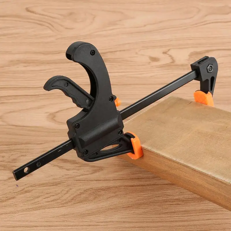 

New 4 Inch Quick Ratchet F Clamp Heavy Duty Wood Working Work Bar Clamp Clip Kit Woodworking Reverse clamping Wood Working Clip