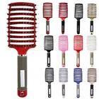 Женская расческа для массажа головы, щетка из АБС-пластика для волос, нейлоновая щетка для снятия влажных и вьющихся волос, щетка для парикмахерских салонов, инструменты для укладки