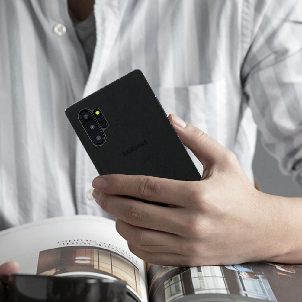 original samsung note 10 plus luxury leather phone case suede protecter back cover shell for samsung galaxy note 10 note10 pro free global shipping