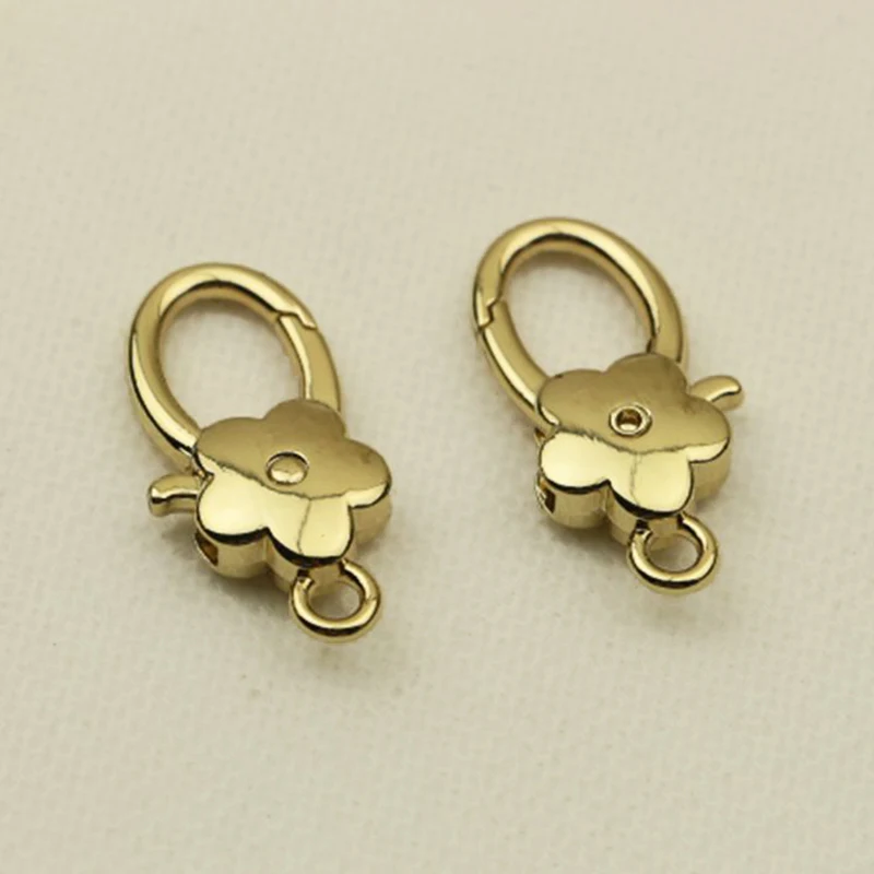 Металлический защелкивающийся крючок в форме цветка 1 шт. модная подвесная