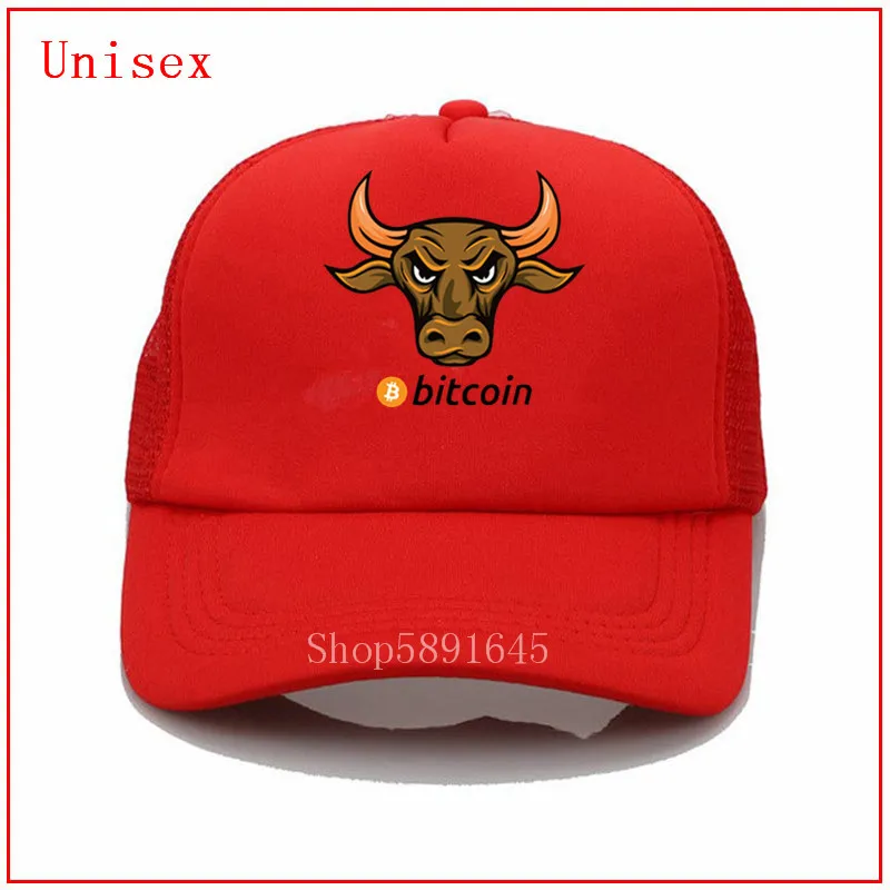 Модные женские и мужские шапки в виде золотого быка биткоина Мужская кепка кепки
