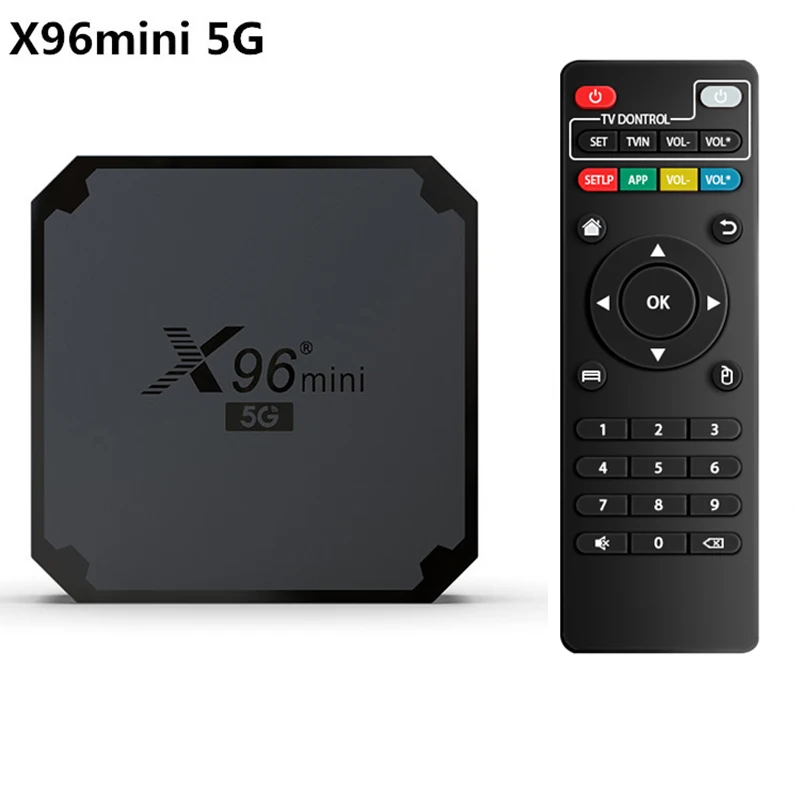 X96 MINI Smart TV Box Android 9.0 2.4G 5G Dual Wifi Media Player Youtube Quad S905W4 Core Andriod Set Top Box IPTV mini smart tv