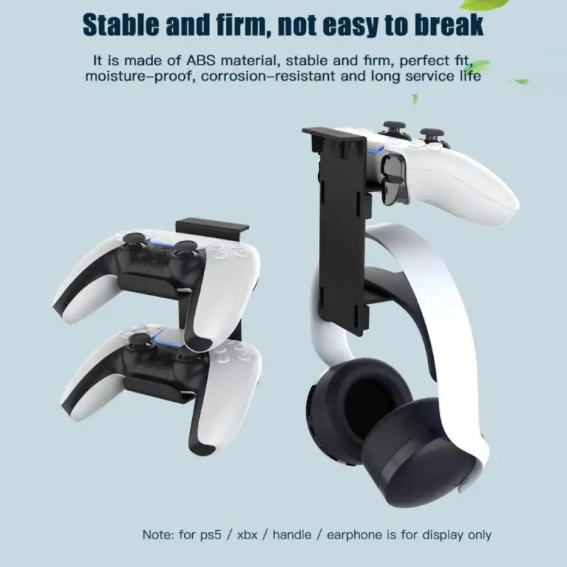 

Headset Holder Headphone Stand Gamepad/Earphone Hanger Bracket Mount For PS5 For Xbox Series X Host Controller Accessories