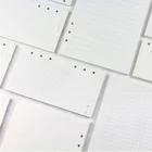 Запасная бумага для блокнота A5A6, 45 листов, 6 отверстий, длина страницы