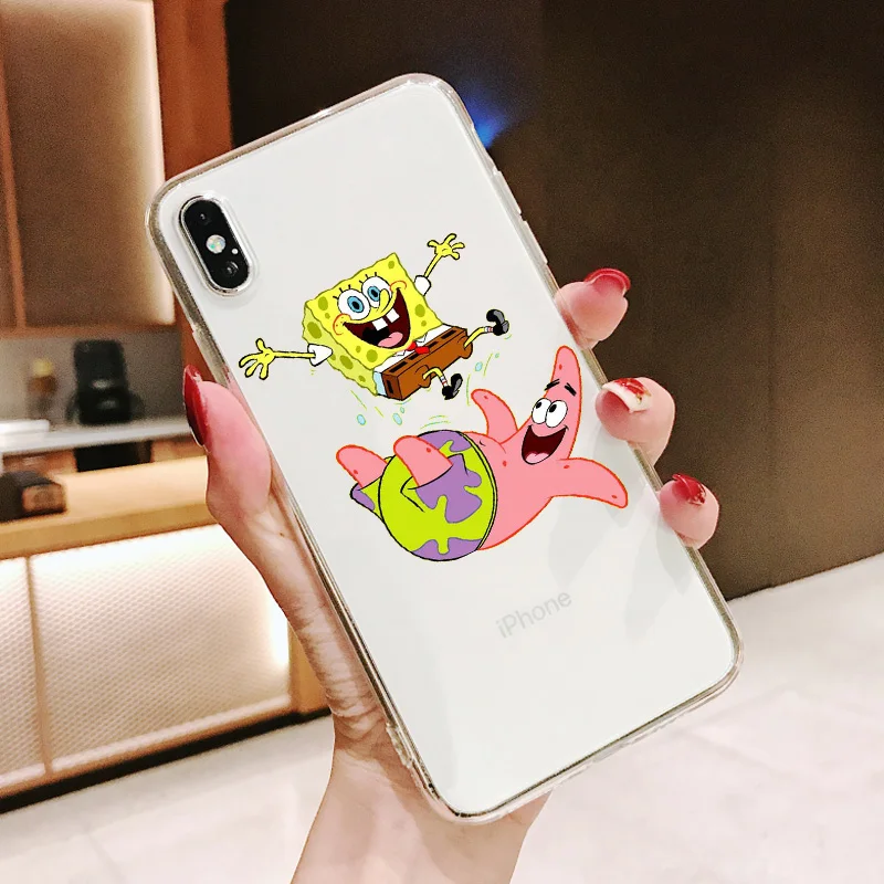 Чехол для iPhone X 11 Pro 11Pro Max 6S 6plus 7 7plus 8 8Plus Xs MAX 5 5S XR 10 мягкий чехол | Мобильные телефоны