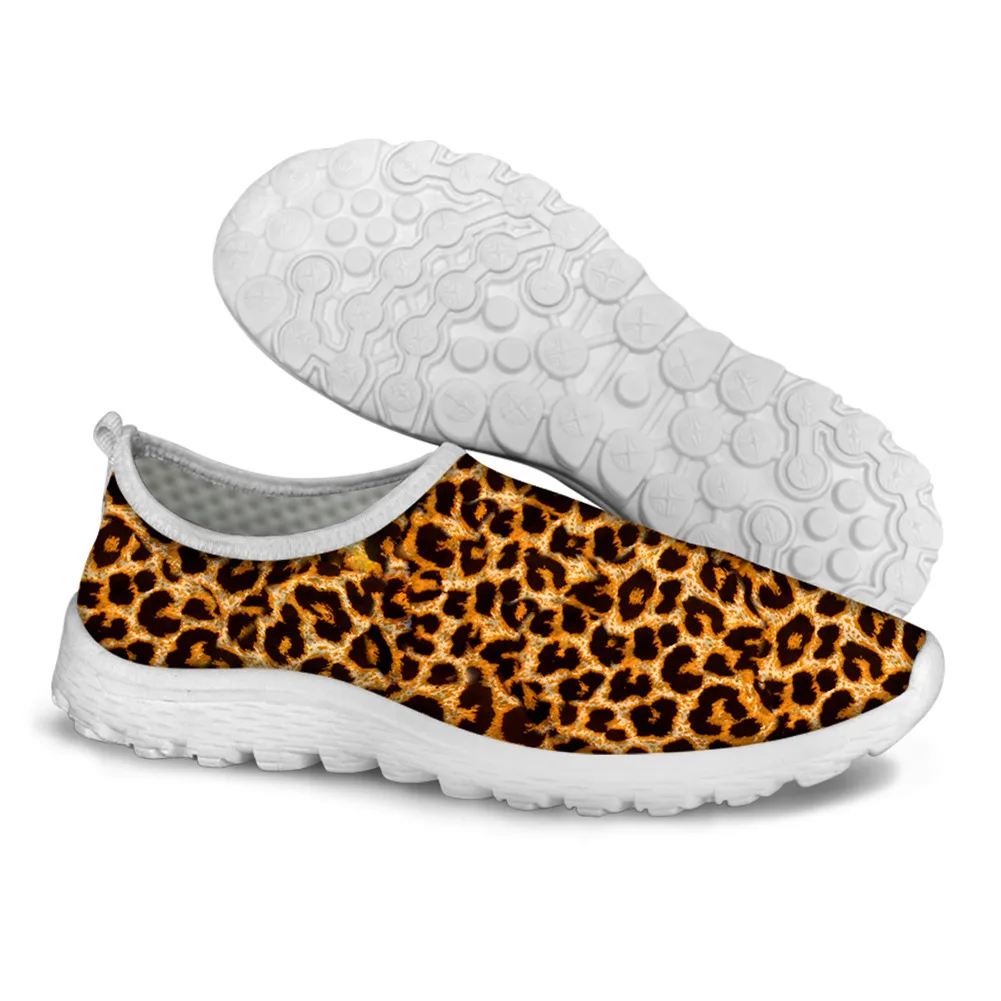 

Leopard Print Vulcanize Women's Sneakers Summer Breathable Flats Shoes Casual Loafers for Girls ladies Running Shoes Footwear