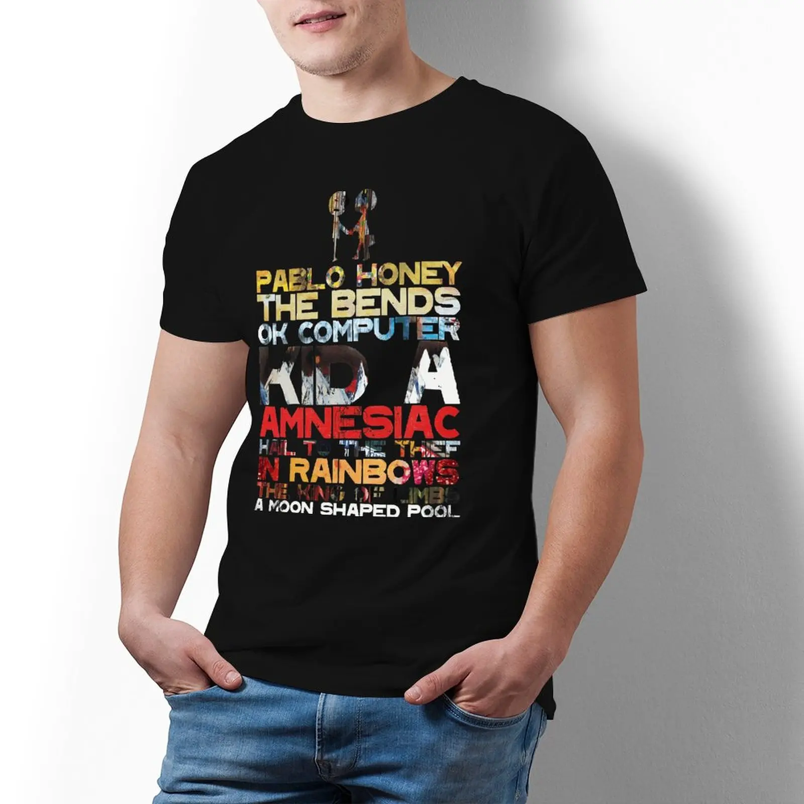 

Basic Arctic Monkeys T-Shirt Funny 100 Percent Cotton T Shirt Graphic Short Sleeves Tee Shirt Men Oversized