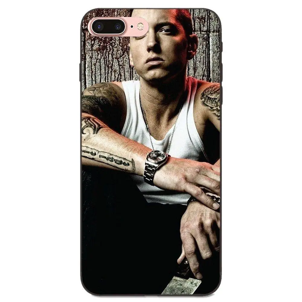 Мягкий чехол для телефона исполнитель хип хоп рэппер Эминем рэп блестящий Xiaomi Mi