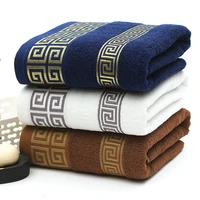 35x75cm 100 cotton high quality luxury soft embroidered beach strongly water absorbent adult towels bathroom