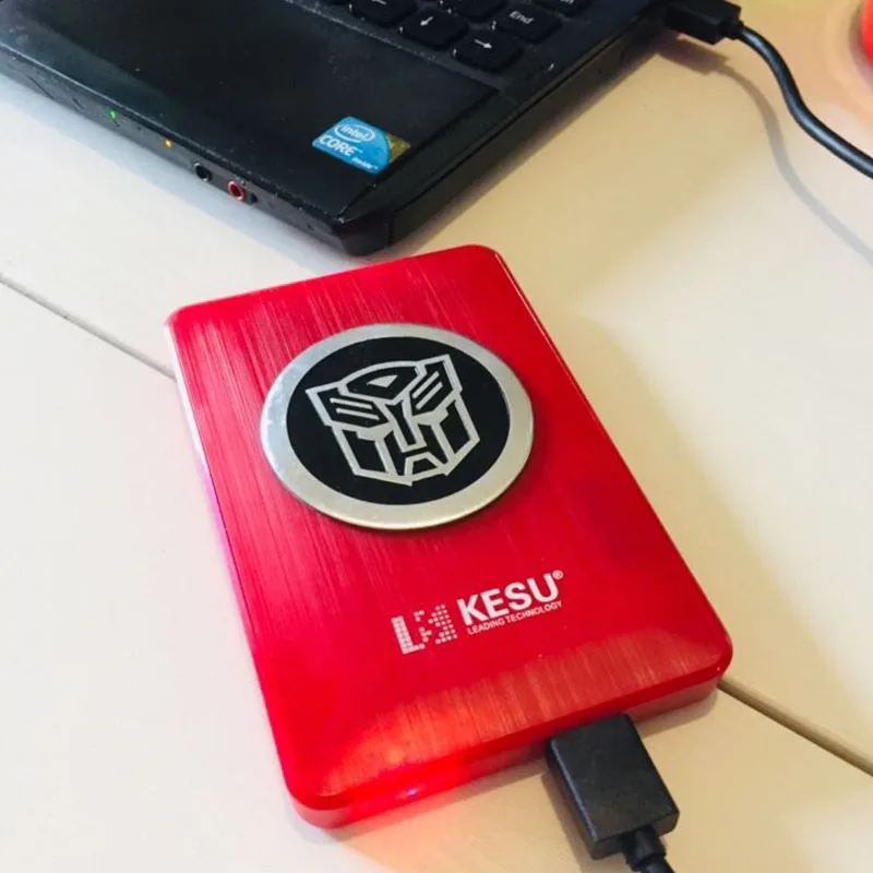 USB3.0 портативный внешний жесткий диск 500 Гб до 1 ТБ Sata HDD Optimus Prime логотип| |