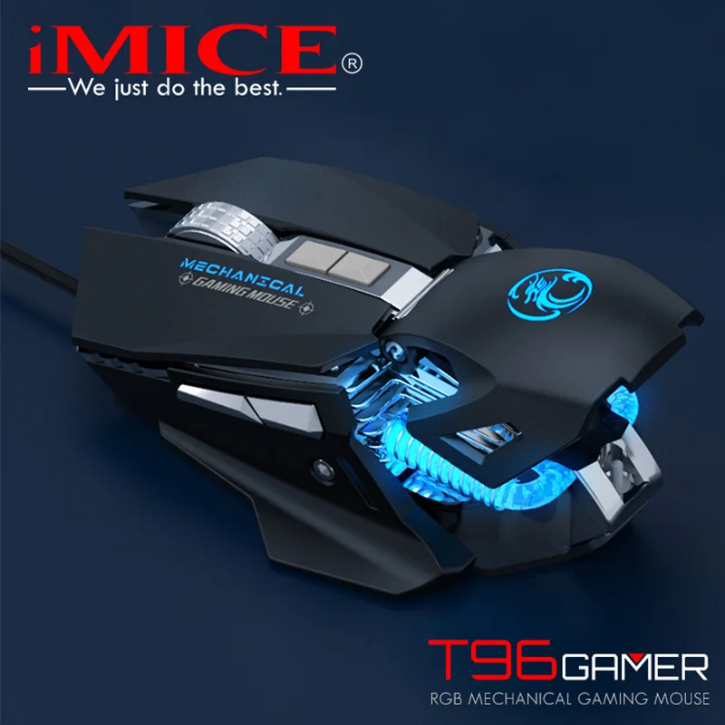 Игровая мышь iMice T96 с RGB-подсветкой 7200 DPI | Компьютеры и офис