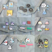 35pcsset famous paintings sculptures enamel pins custom astronaut brooch lapel badge bag cartoon jewelry gift for kids friends