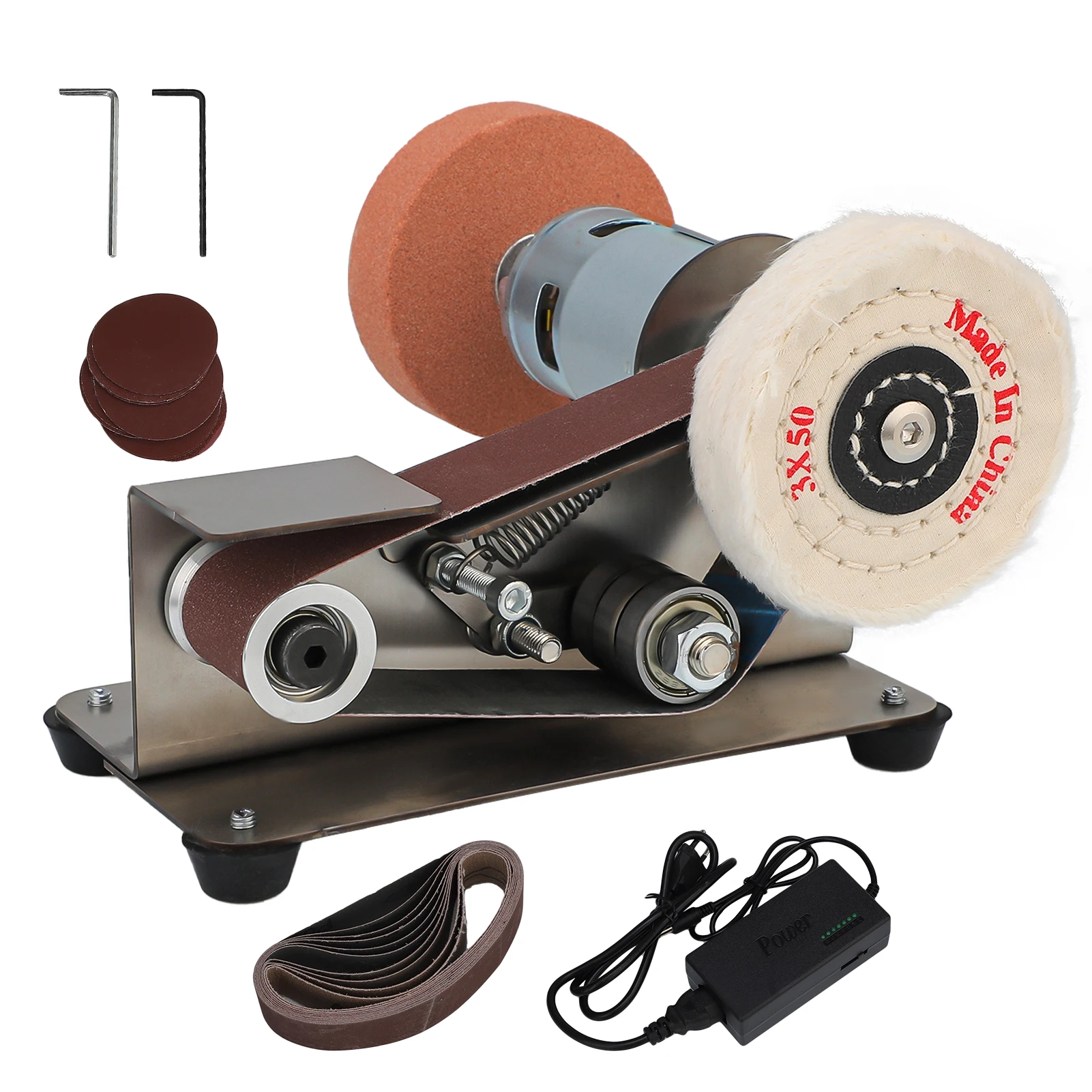 Многофункциональная мини-электрическая ленточная шлифовальная машина DIY