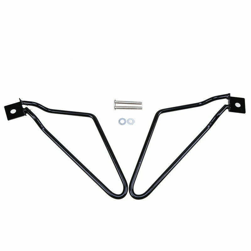 2Pcs Motorcycle Black Saddle Bag Support Rod Mounting Bracket for Harley Sportster Xl 883 1200Travel | Автомобили и мотоциклы
